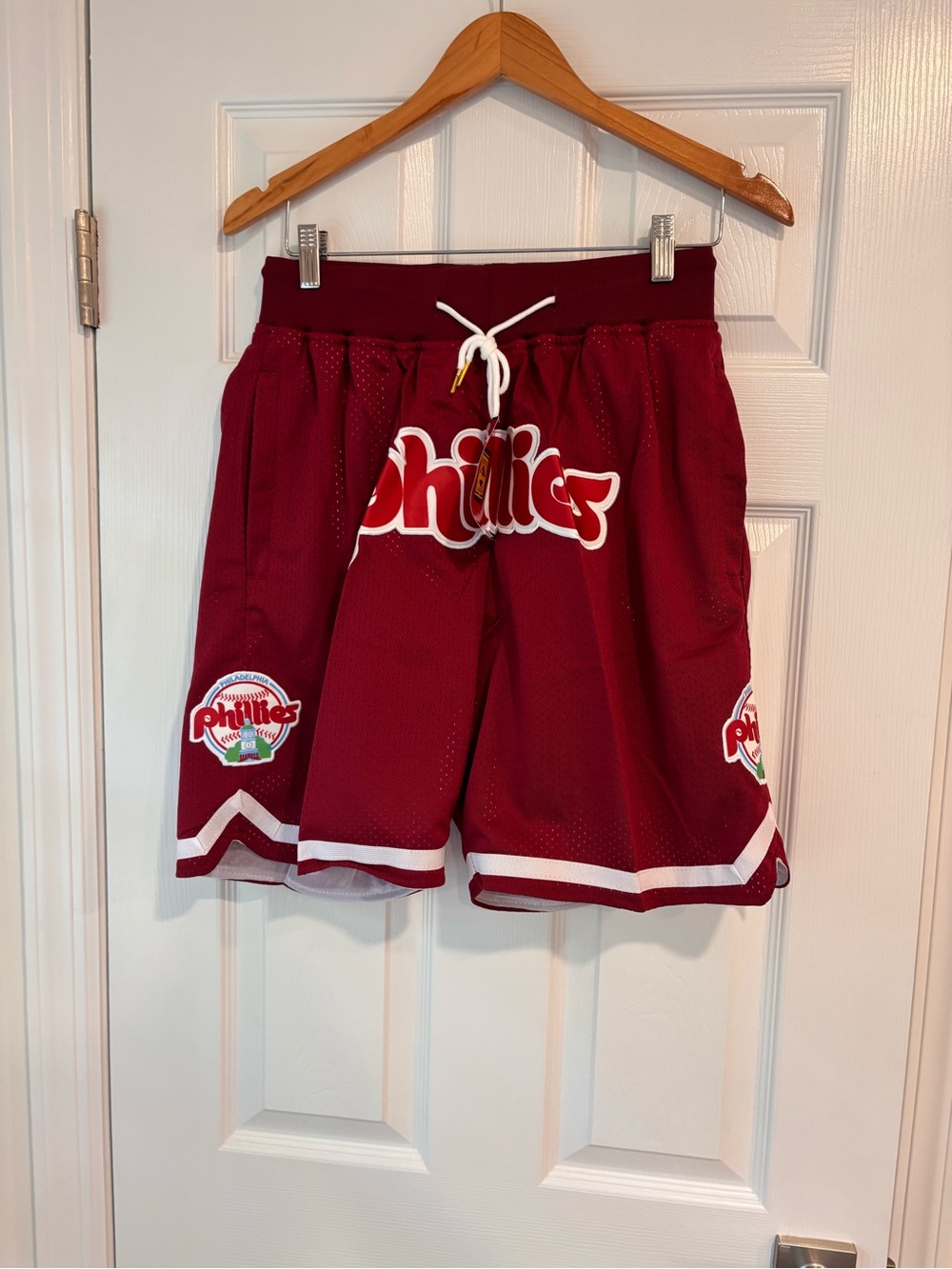 Just Don x Hardwood Classics men's Philadelphia Phillies shorts size Medium NWT